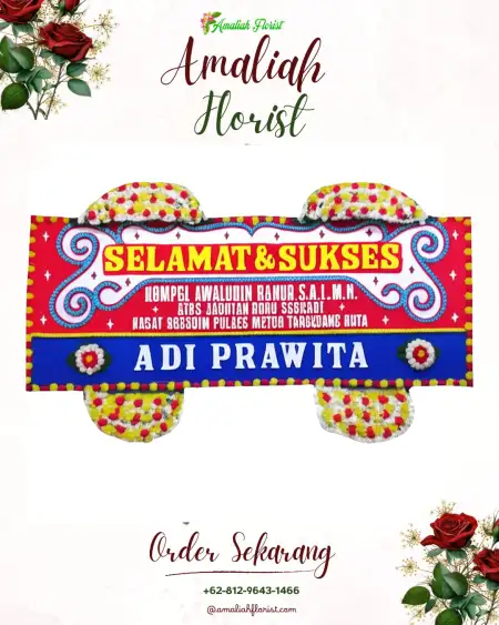 Papan Bunga Ucapan Selamat Salakadomas
